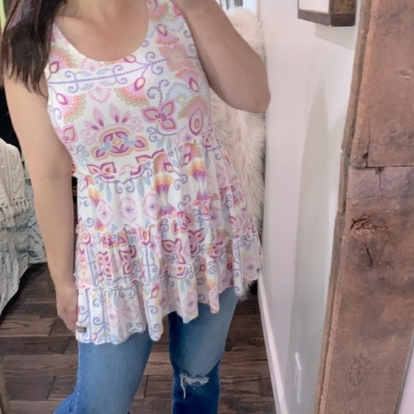 Matilda Jane floral boho top size medium - Picture 1 of 8